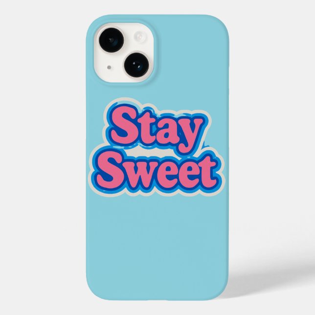 Stay Sweet: Confidence & Positivity in Style Case-Mate iPhone Case (Back)