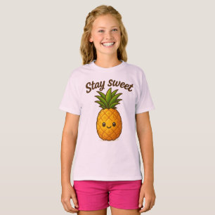Stay Sweet – Cute Pineapple  T-Shirt
