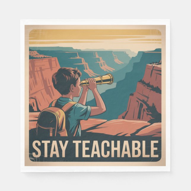 Stay Teachable Napkin (Front)