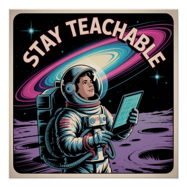 Stay Teachable Poster (Front)