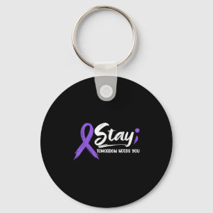 Stay - Tomorrow Needs You Semicolon Suicide Preven Key Ring