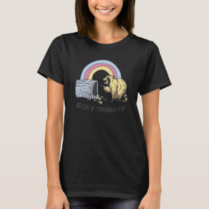 Stay Trashy Trash Pandas Racoon Rainbow Animal T-Shirt