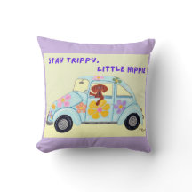 Stay Trippy, Little Hippie Dachshund in car