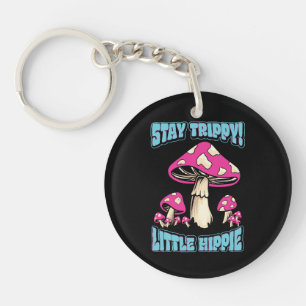 Stay Trippy! Little Hippie Key Ring