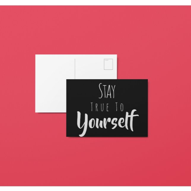 Stay True To Yourself Postcard (Creator Uploaded)