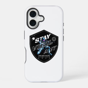 "Stay Vigilant - Bold Motivational Design" iPhone 16 Case