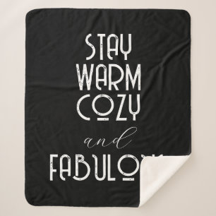 Stay Warm Cosy and Fabulous   Create your Own Sherpa Blanket