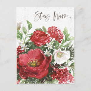 Stay Warm - Holiday Flowers
