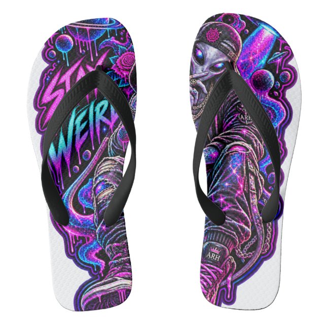 Stay weird - ARH Thongs (Footbed)