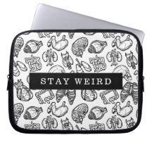Stay Weird Black & White Human Anatomy Biology