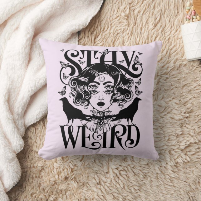 Stay Weird Cushion (Blanket)