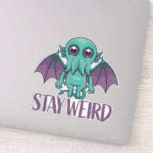 Stay Weird Cute Cthulhu Monster