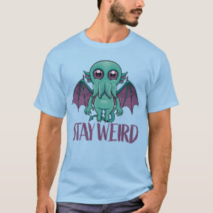 Stay Weird Cute Cthulhu Monster T-Shirt