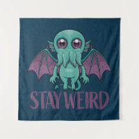 Stay Weird Cute Cthulhu Monster