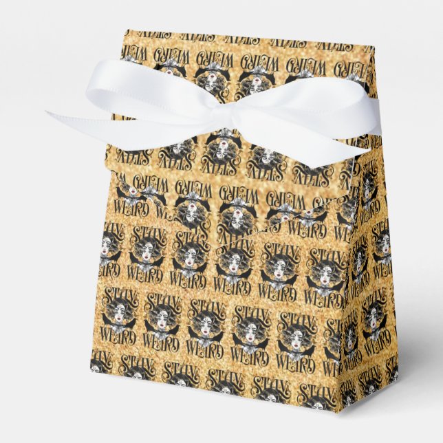 Stay Weird Favour Box (Front Side)