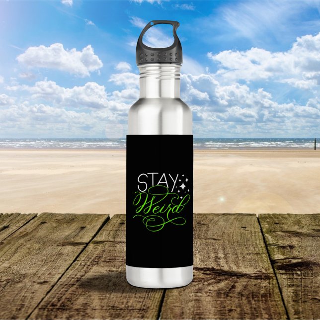 Stay Weird Introvert, Geek, Nerd 710 Ml Water Bottle (Creator Uploaded)