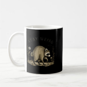 Stay Weird Jimothy Racoon Funny Vintage Retro Coffee Mug