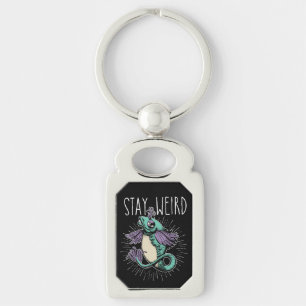 Stay Weird Key Ring