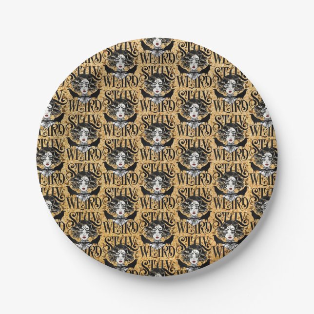 Stay Weird Paper Plate (Front)