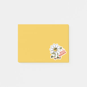 Stay Weird Skateboarding Daisy Post-it Notes