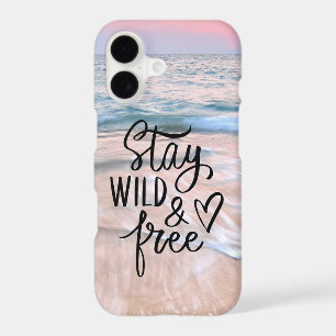 Stay Wild And Free Beach Photography Quote