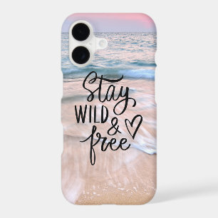 Stay Wild And Free Beach Photography Quote