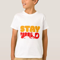 Stay WILD Basic Design Kids Basic T-shirt