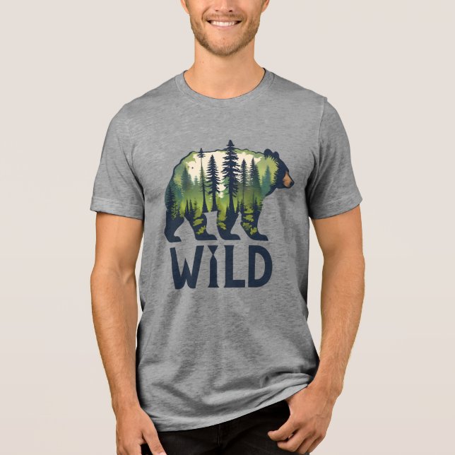 Stay Wild Bear Tee – Adventure Awaits! (Front)