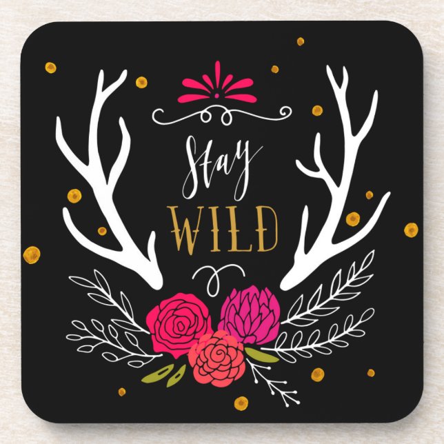 Stay Wild Coaster (Front)