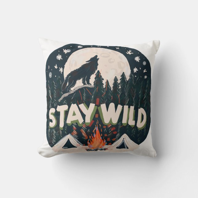 Stay Wild Cushion (Front)