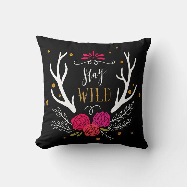 Stay Wild Cushion (Front)