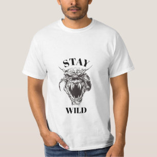 Stay Wild Demon Skull T-Shirt