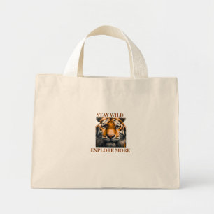 Stay Wild Explore More Tote Bag Travel Aesthetic