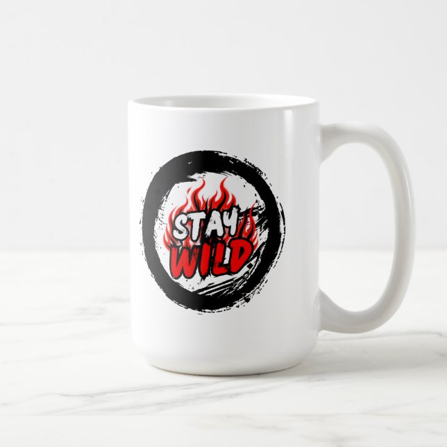Stay Wild Graphic Mug (Right)