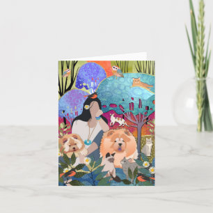 STAY WILD GYPSY CHILD  - Chow Art cards