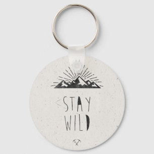 STAY WILD KEY RING