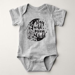 Stay wild moon child baby bodysuit