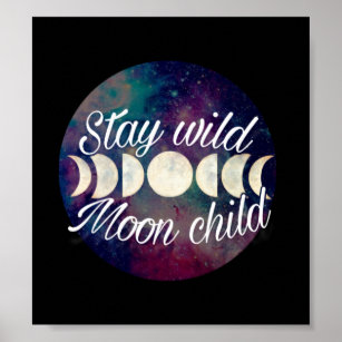 Stay Wild Moon Child Badge, Moon Badge, Moon Bohemian Badge, Gift for Moon  Lover, Sun and Moon Badge, Moon Badge Reel, Stay Wild Moon 