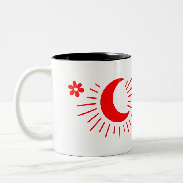 Stay Wild Moon Child – Boho Celestial Coffee Mug (Left)