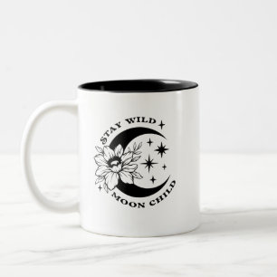 Stay Wild Moon Child Mug-Boho Celestial Coffee Cup