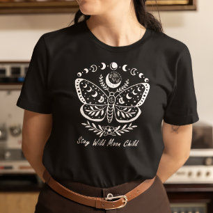 Stay Wild Moon Child Mystical Butterfly T-Shirt