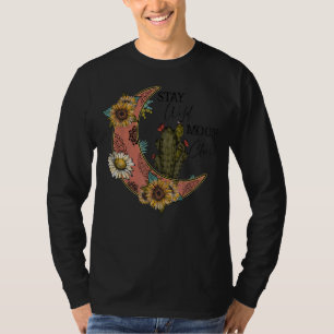 Stay Wild Moon Child Western Cactus Retro Country T-Shirt