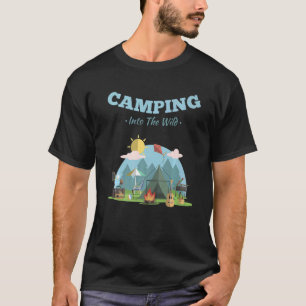 Stay Wild Mountain Forest Hiking Adventure Camping T-Shirt