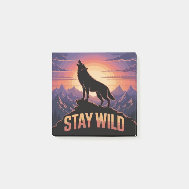 Stay Wild Post-it Notes (Front)