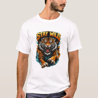 Stay Wild – Roaring Tiger Energy Tee