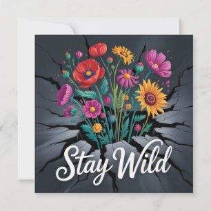Stay Wild Save The Date