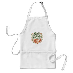 Stay Wild Stay Kind Eco Kitchen Apron