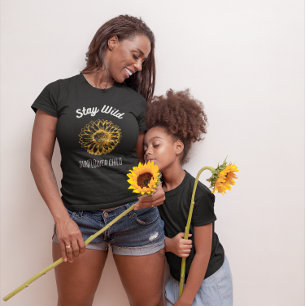 Stay Wild Sunflower Child T-Shirt