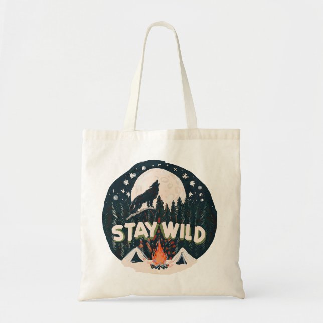 Stay Wild Tote Bag (Front)