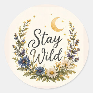 Stay Wild WildFlowers Sticker